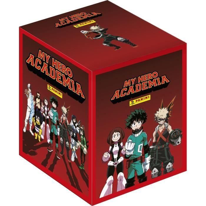 Caja de 36 bolsillos - PANINI - My Hero Academia - Pegatinas y tarjetas