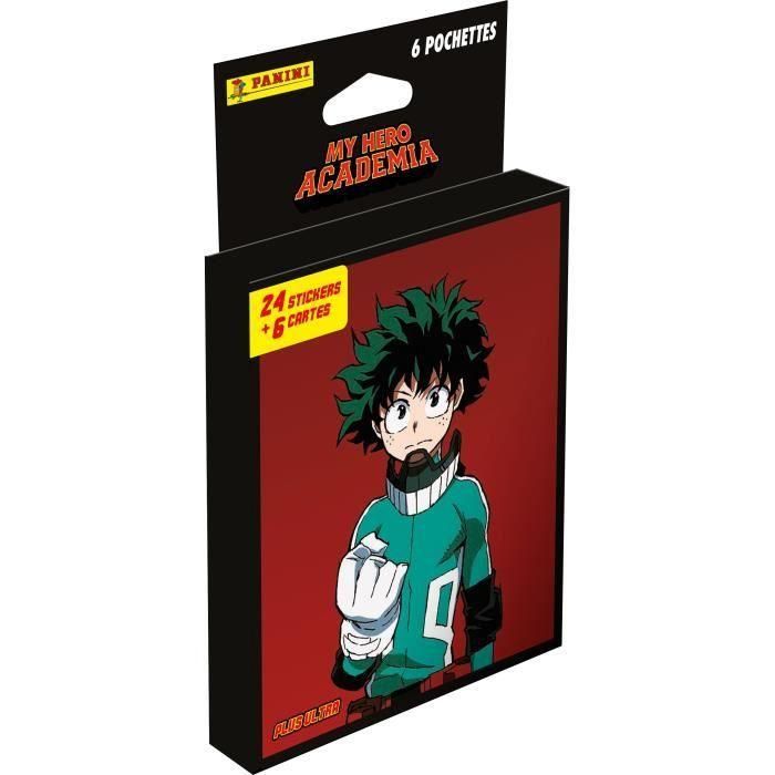 Blíster 6 bolsillos - PANINI - My Hero Academia - Pegatinas y tarjetas