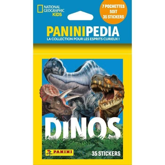 Pack de cromos Panini National Geographic - Dinos (FR) 7 Sobres 1