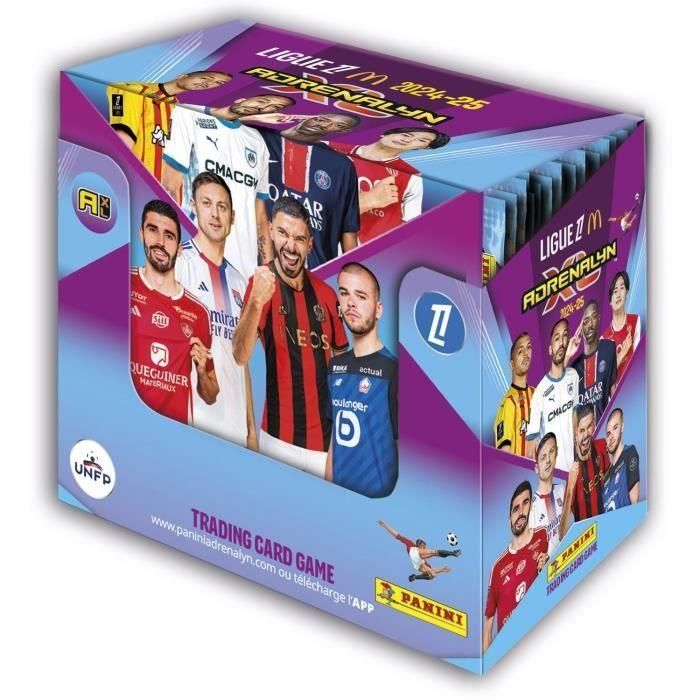 Caja de 50 fundas - PANINI - Adrenalyn XL Ligue 1 McDonald's 2024-2025 - 300 tarjetas