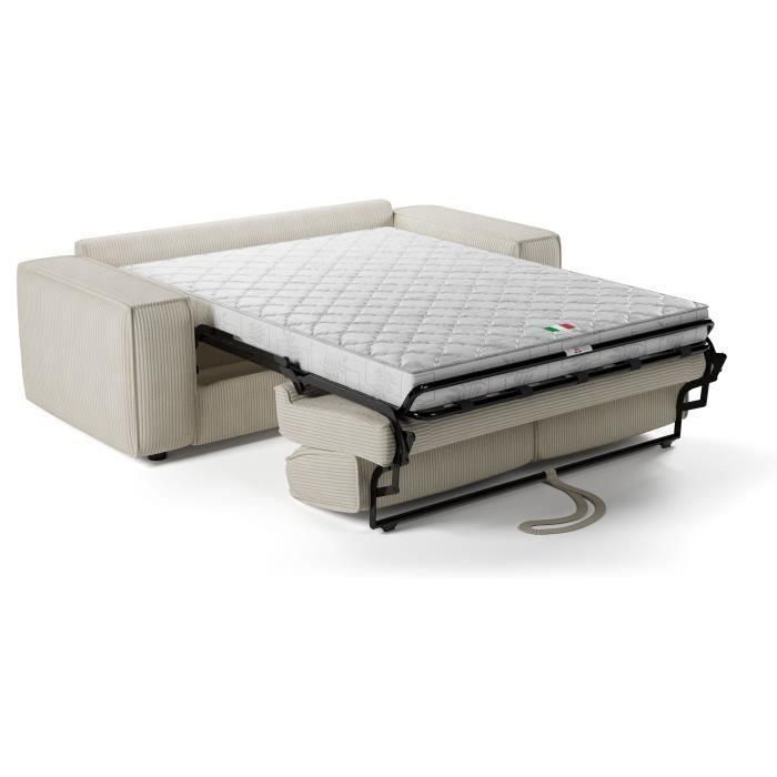 Sofá convertible Express de pana - PAOLA - 210 x 100 x 87 cm 2 Sofá convertible Express de pana - PAOLA - 210 x 100 x 87 cm 2