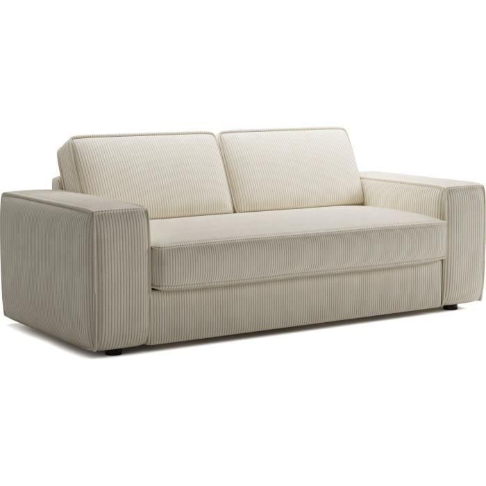Sofá convertible Express de pana - PAOLA - 210 x 100 x 87 cm Sofá convertible Express de pana - PAOLA - 210 x 100 x 87 cm
