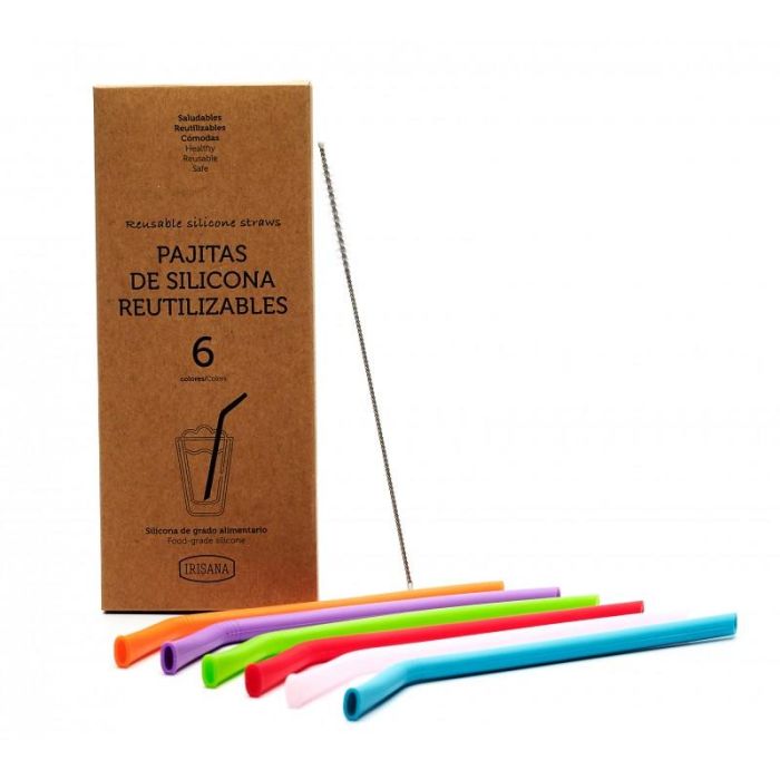 Pajitas Reutilizables De Silicona