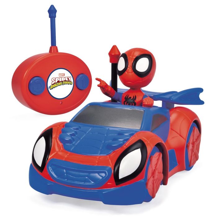 Simba 203223000 Coche RC Spidey Web Crawler 1:24 Radio Control 1 Canal con Figura Spiderman Integrada para Niños +3 años 2 Simba 203223000 Coche RC Spidey Web Crawler 1:24 Radio Control 1 Canal con Figura Spiderman Integrada para Niños +3 años 2