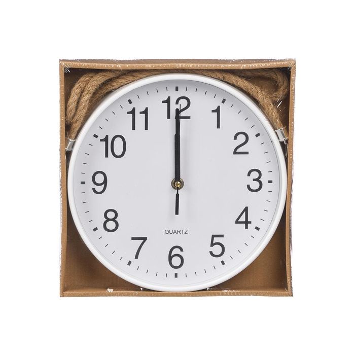Reloj Pared Cuerda Colgar Blanco 25Cm Giftdecor (Set de 12) 2 Reloj Pared Cuerda Colgar Blanco 25Cm Giftdecor (Set de 12) 2