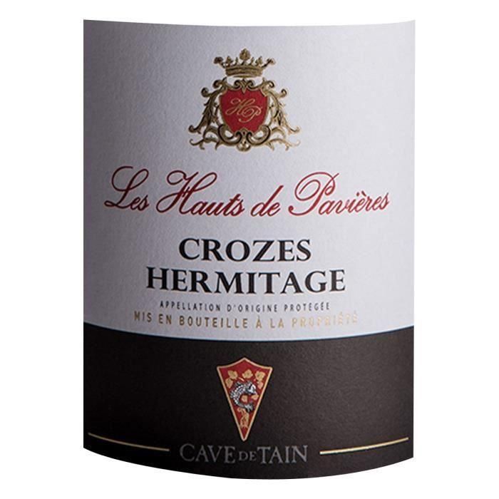 Les Hauts de Pavieres 2021 Crozes Hermitage - Vino tinto del valle del Ródano 1