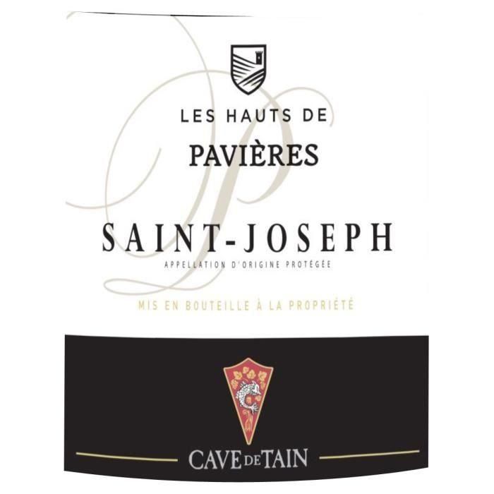 Les Hauts de Pavieres 2022 Saint-Joseph - Vino tinto del Valle del Ródano 1