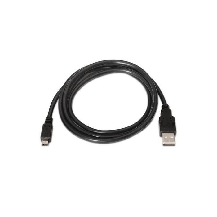 Aisens Cable USB 2.0 Tipo A a Micro USB B, 3.0 m, para móviles y cámaras digitales, Negro 1 Aisens Cable USB 2.0 Tipo A a Micro USB B, 3.0 m, para móviles y cámaras digitales, Negro 1