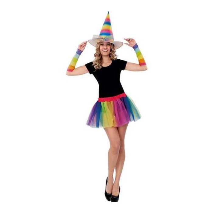 Sombrero de bruja rainbow 58 cm