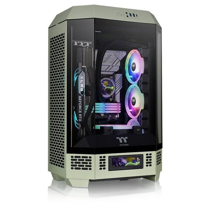 Thermaltake The Tower 300 Matcha Green Caja de PC Micro Torre para Hogar / Oficina