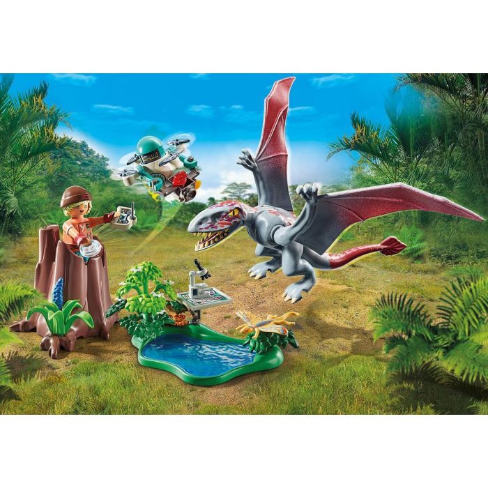 PLAYMOBIL Observatorio Con Dimorphodon 71525 2