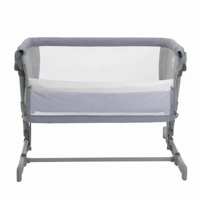 Chicco CHI8058664164301 Cuna colecho Next2Me GO Compacta, Plegable, Reclinable, 6 niveles de altura, Gris claro 4