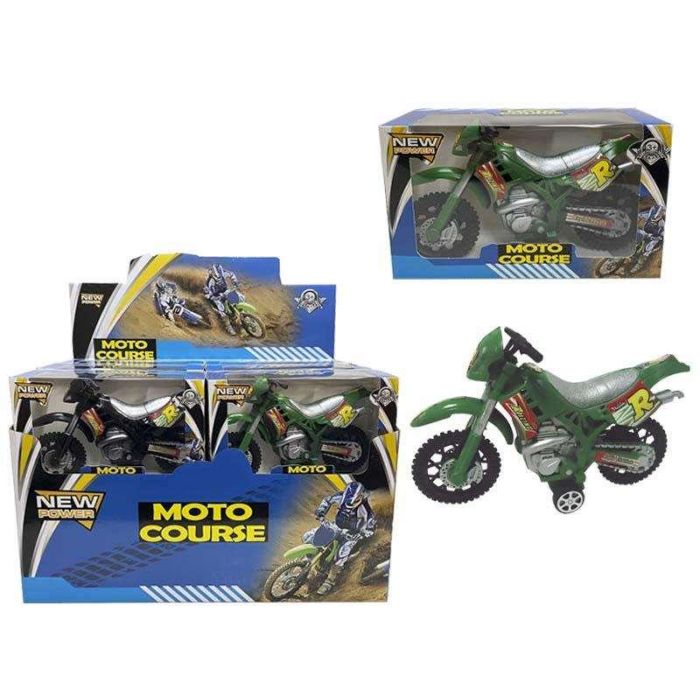 Moto carreras cross friccion 18.5x12x6 cm Moto carreras cross friccion 18.5x12x6 cm