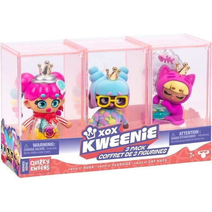Xox Kweenie XOX0630996304747 Pack de Muñecas Serie Quirky 13 cm 3 Unidades Acabados Únicos 0 Xox Kweenie XOX0630996304747 Pack de Muñecas Serie Quirky 13 cm 3 Unidades Acabados Únicos 0