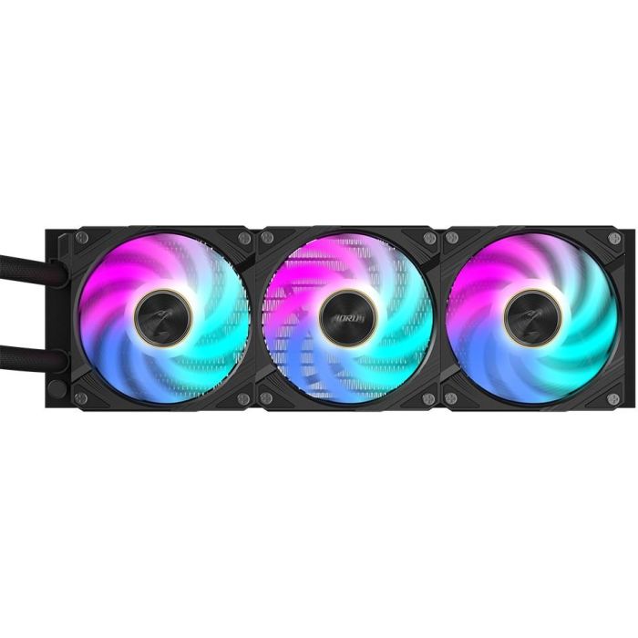 GIGABYTE AORUS WATERFORCE X II 360 Sistema de Refrigeración Líquida AIO para CPU, LCD Edge View, 3 Ventiladores 12cm, Negro 3 GIGABYTE AORUS WATERFORCE X II 360 Sistema de Refrigeración Líquida AIO para CPU, LCD Edge View, 3 Ventiladores 12cm, Negro 3