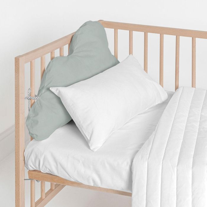 Protector de Cuna HappyFriday BASIC KIDS Gris 40 x 10 x 60 cm 1 Protector de Cuna HappyFriday BASIC KIDS Gris 40 x 10 x 60 cm 1
