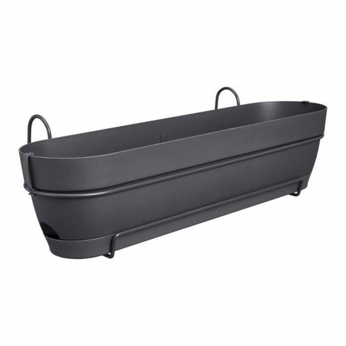 Elho 3741807042500 Balcón rectangular Vibia Campana Allin1, Plástico, 11 L, Ø 70, Antracita 0 Elho 3741807042500 Balcón rectangular Vibia Campana Allin1, Plástico, 11 L, Ø 70, Antracita 0
