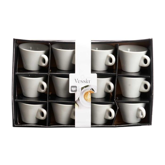 Taza Porcelana Alta 200 Ml Vessia 11X7CM (48 Unidades) 2 Taza Porcelana Alta 200 Ml Vessia 11X7CM (48 Unidades) 2