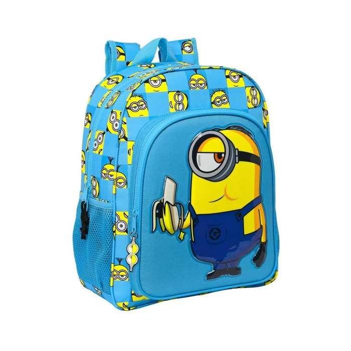 Mochila Escolar con Ruedas Minions Minionstatic Azul (33 x 42 x 14 cm) 0 Mochila Escolar con Ruedas Minions Minionstatic Azul (33 x 42 x 14 cm) 0