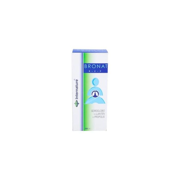 INTERNATURE Bronat Jarabe 250ml para Vías Respiratorias con Gordolobo, Propóleo, Llantén, Eucalipto y Tomillo