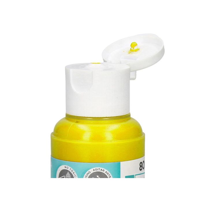 Pintura Acrilica Liderpapel Bote De 80 mL Amarillo 5