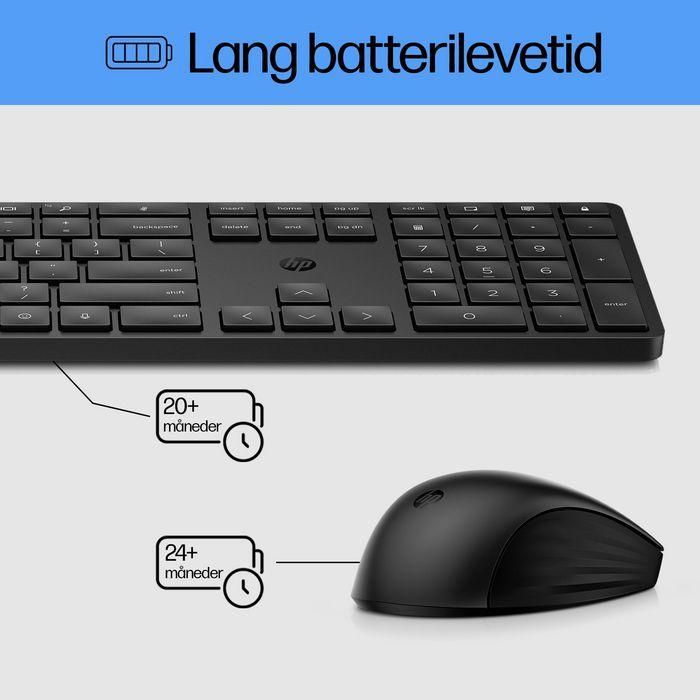 HP Teclado y Ratón Inalámbricos HP 650 Combo – Cómodo, Productivo y Fiable para un Trabajo más Rápido e Inteligente 15 HP Teclado y Ratón Inalámbricos HP 650 Combo – Cómodo, Productivo y Fiable para un Trabajo más Rápido e Inteligente 15