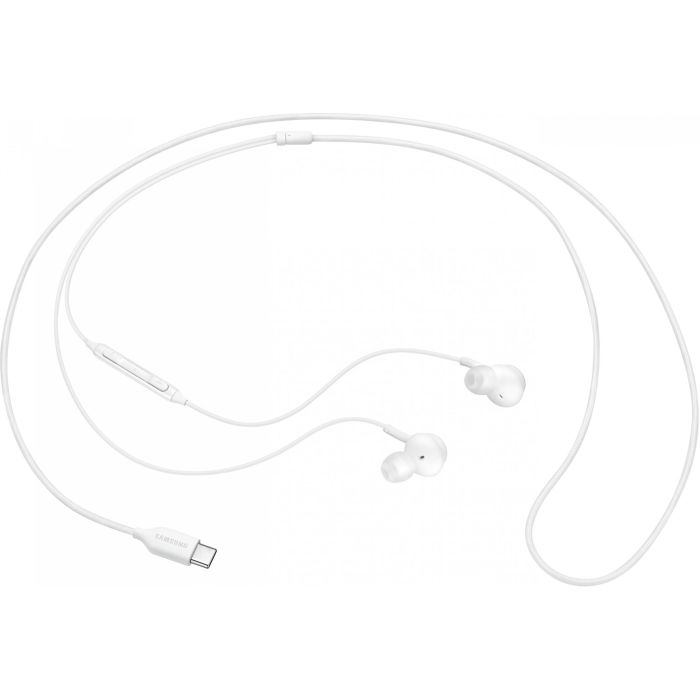 Samsung Auriculares In-Ear USB-C con Micrófono y Control de Volumen, Blancos EO-IC100BWEGEU