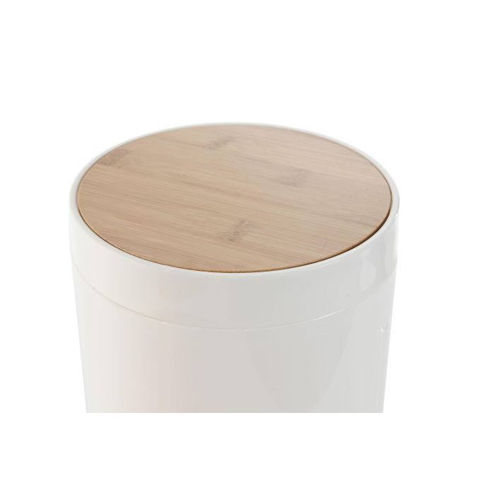 Cubo de basura Home ESPRIT Blanco Natural 5 L 1