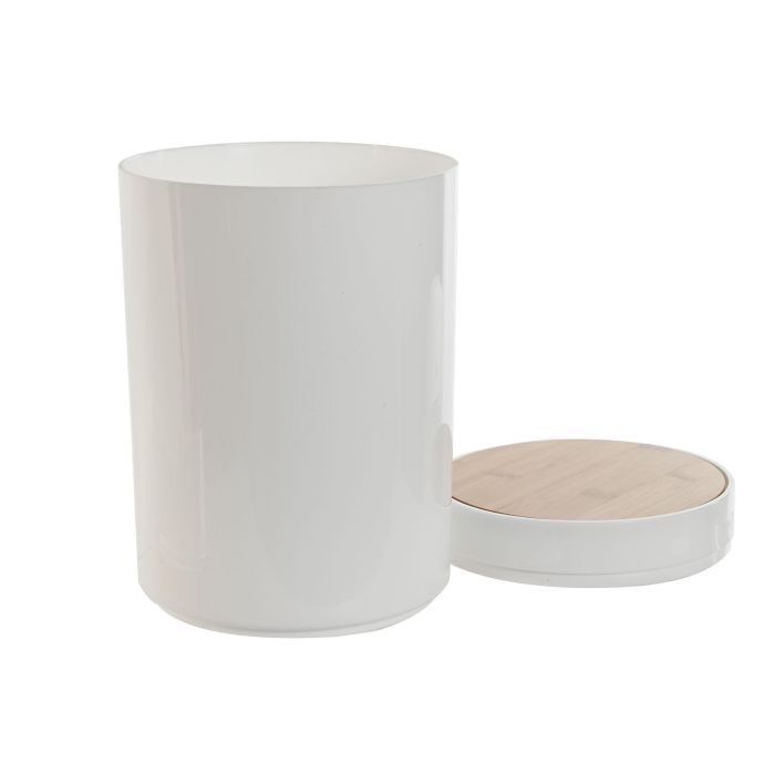 Cubo de basura Home ESPRIT Blanco Natural 5 L 3