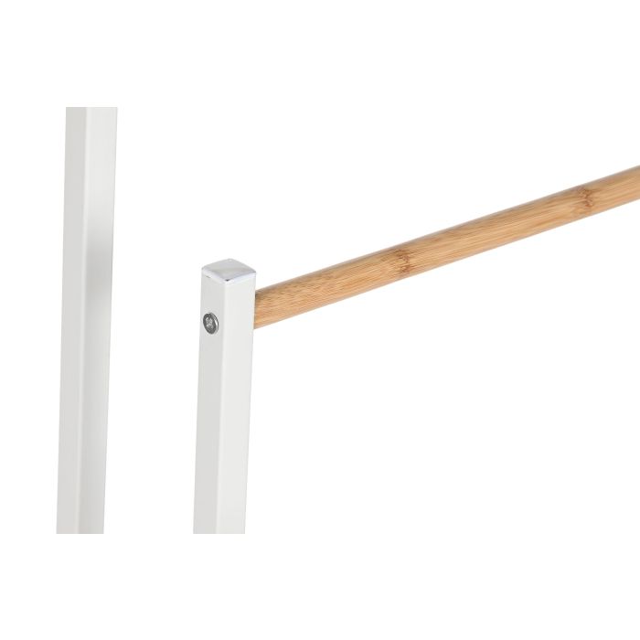Toallero de Pie Home ESPRIT Blanco Natural Metal Bambú 45 x 22 x 85 cm 1 Toallero de Pie Home ESPRIT Blanco Natural Metal Bambú 45 x 22 x 85 cm 1