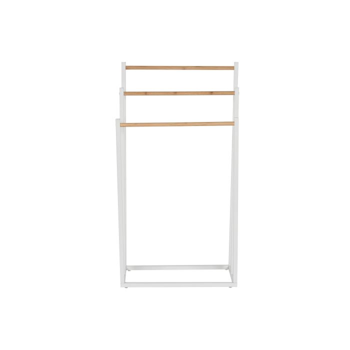 Toallero de Pie Home ESPRIT Blanco Natural Metal Bambú 45 x 22 x 85 cm 2 Toallero de Pie Home ESPRIT Blanco Natural Metal Bambú 45 x 22 x 85 cm 2
