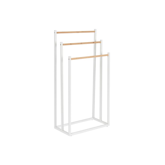 Toallero DKD Home Decor Blanco Natural 22 x 85 x 45 cm
