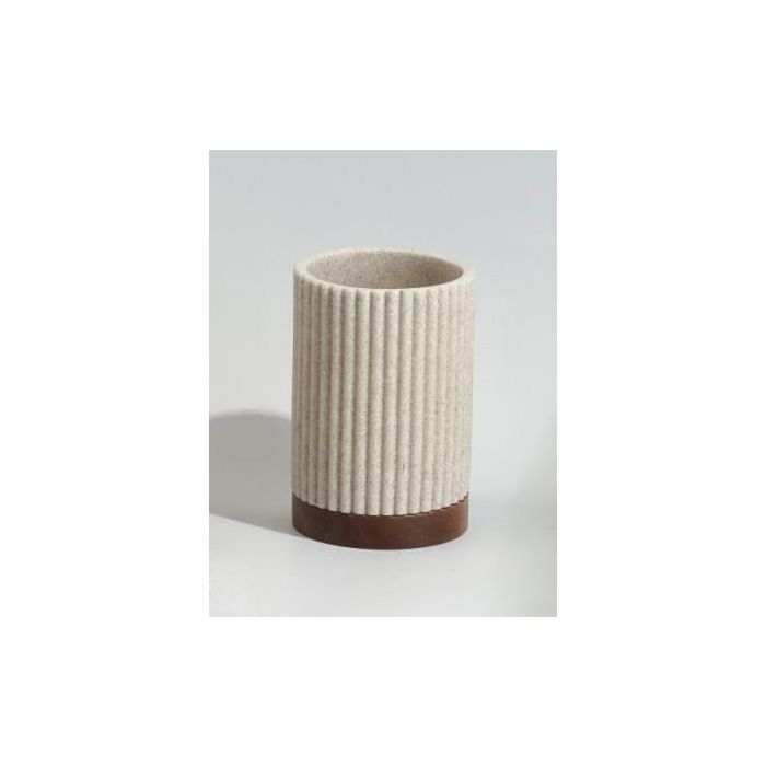 Vaso DKD Home Decor Beige Marron 8 x 11 x 8 cm