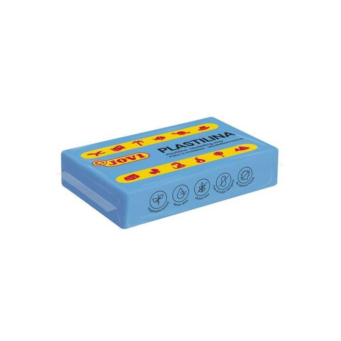 Jovi Plastilina School Pastilla 50 gr Azul Claro Caja 30 Ud