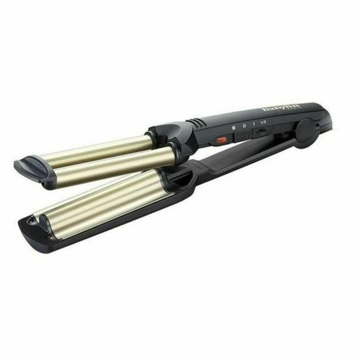 Babyliss C260E Plancha Onduladora de Pelo EASY WAVES para Rizos Naturales, Titanio y Cerámica, 3 Temperaturas, Todo Tipo de Cabello