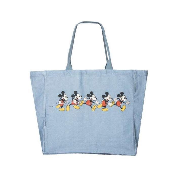 CERDÁ Bolsa Shopping Mickey Disney - Tote Bag 48x43x17cm Algodón/Poliéster 1