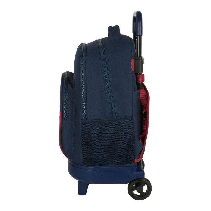 Cartera Escolar Safta Con Carro Mochila Grande Con Ruedas Compact Extraible 330x220x450 mm F.C. Barcelona 2