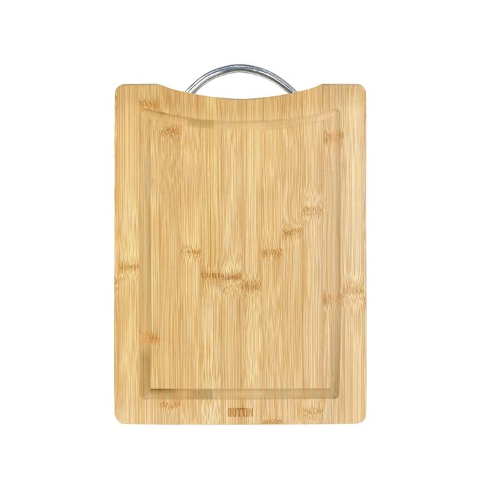 Quttin Tabla de Cortar de Bambú con Asa 27 x 20 x 1.5 cm (12 Unidades) 1
