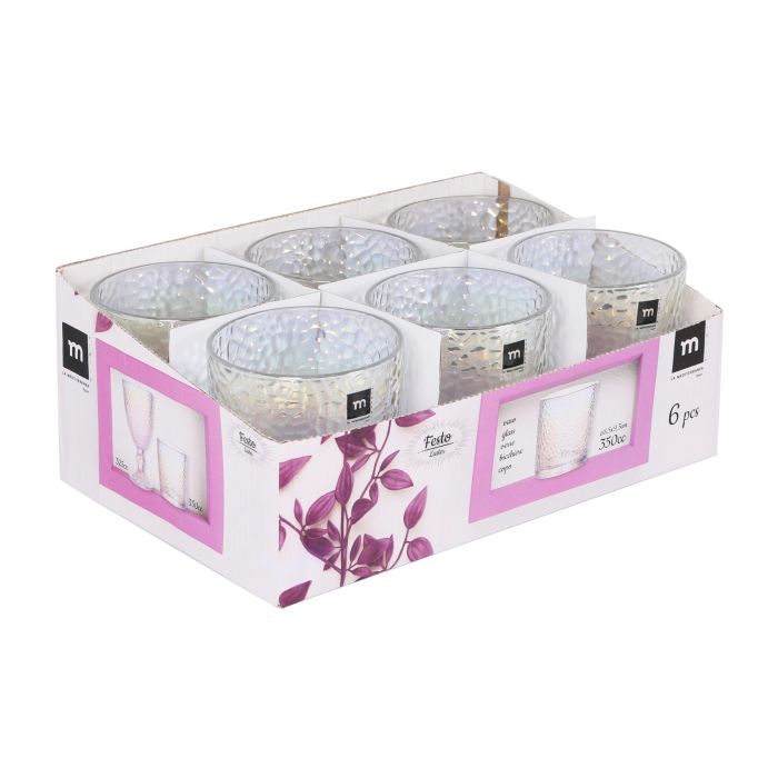 Vaso Festo Luster 350 cc - La Mediterranea (36 Unidades) 6