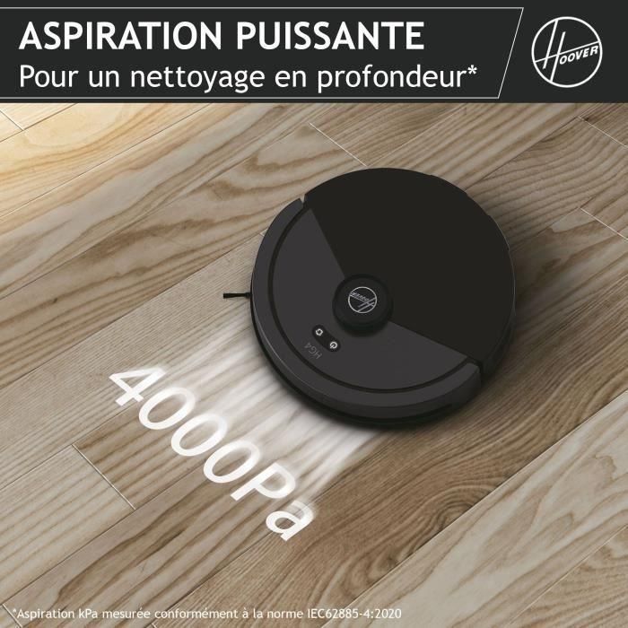 Robot Aspirador en Seco - HOOVER - HG410D - 4000 Pa - Autonomía: 120 min - 65 dBA 1 Robot Aspirador en Seco - HOOVER - HG410D - 4000 Pa - Autonomía: 120 min - 65 dBA 1