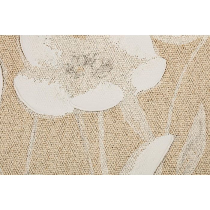 Cuadro Shabby DKD Home Decor Beige Blanco 3.8 x 60 x 60 cm (2 Unidades) 1