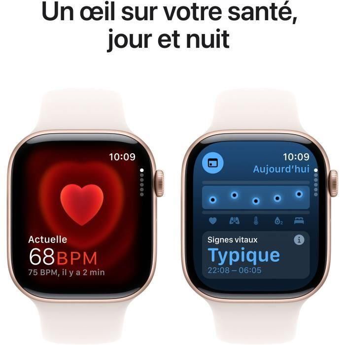 Apple Watch Series 10 GPS - 46 mm - Caja de aluminio en oro rosa - Correa deportiva color rubor claro - M/L 4 Apple Watch Series 10 GPS - 46 mm - Caja de aluminio en oro rosa - Correa deportiva color rubor claro - M/L 4