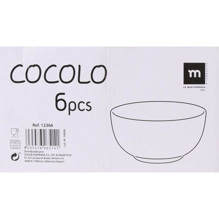 Bol Cocolo 500 cc 13 cm - Inde (24 Unidades) 1 Bol Cocolo 500 cc 13 cm - Inde (24 Unidades) 1