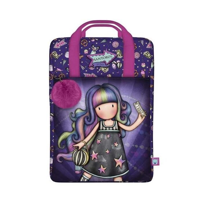 Mochila Escolar Gorjuss Up and away Morado 25 x 36 x 10 cm 0 Mochila Escolar Gorjuss Up and away Morado 25 x 36 x 10 cm 0