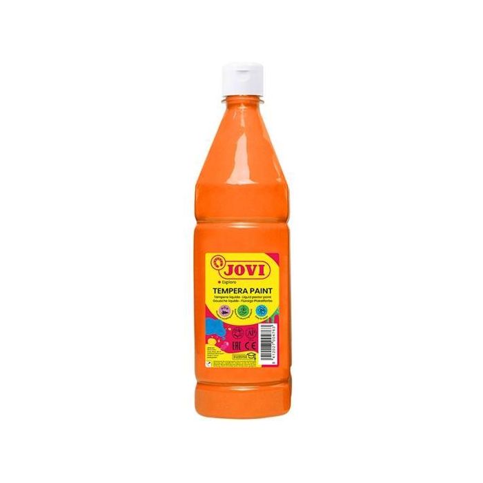 Jovi Témpera Líquida Paint Naranja Botella 1000 mL Jovi Témpera Líquida Paint Naranja Botella 1000 mL