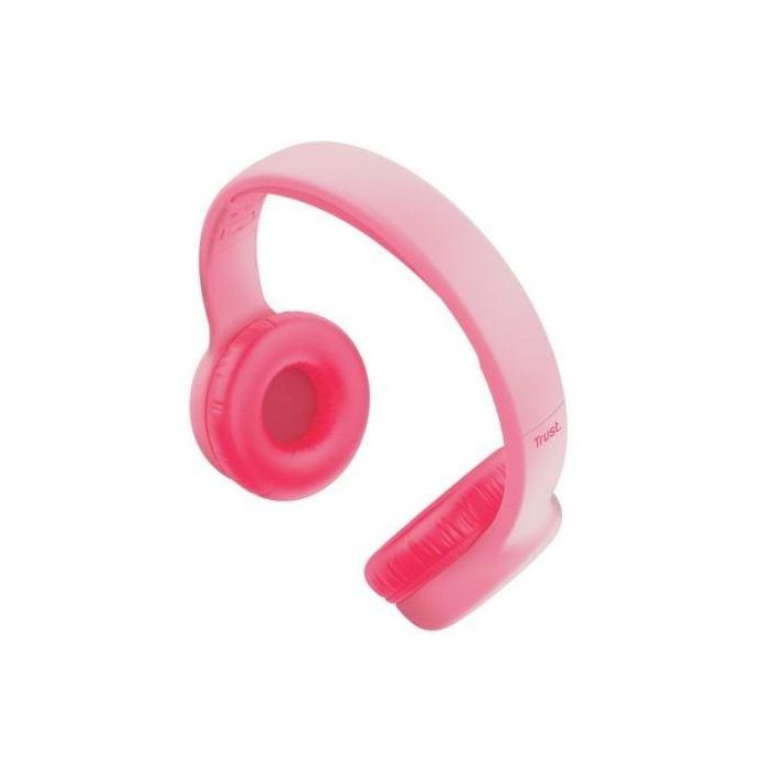 Trust 25277 Auriculares infantiles Nouna Kids rosas con micrófono, plegables y límite de volumen 85 dB para niños 4-10 años 2 Trust 25277 Auriculares infantiles Nouna Kids rosas con micrófono, plegables y límite de volumen 85 dB para niños 4-10 años 2