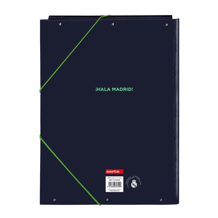Carpeta de anillas Real Madrid C.F. A4 26 x 33.5 x 2.5 cm 0 Carpeta de anillas Real Madrid C.F. A4 26 x 33.5 x 2.5 cm 0