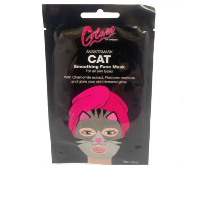Glam Of Sweden #cat MASK Mascarilla Facial Antioxidante, Hidratante y Calmante con Manzanilla para Todo Tipo de Pieles 24 ml