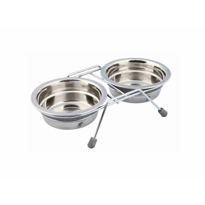 Comedero para Perro Trixie Acero Inoxidable 250 ml Doble 2 x 250 ml 0 Comedero para Perro Trixie Acero Inoxidable 250 ml Doble 2 x 250 ml 0