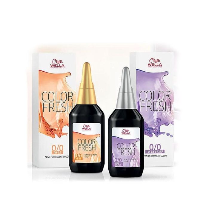Wella Color Fresh Coloración Semipermanente 6/0 Rubio Oscuro Tinte de Pelo con PH Ácido y Vitaminas 75g Larga Duración y Brillo Diamante